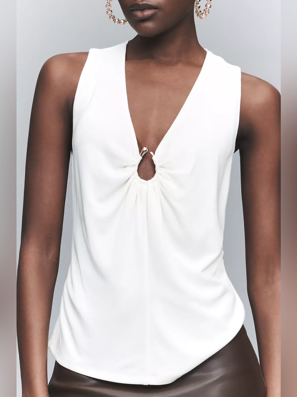 Anthropologie Sunday in Brooklyn Cutout Top